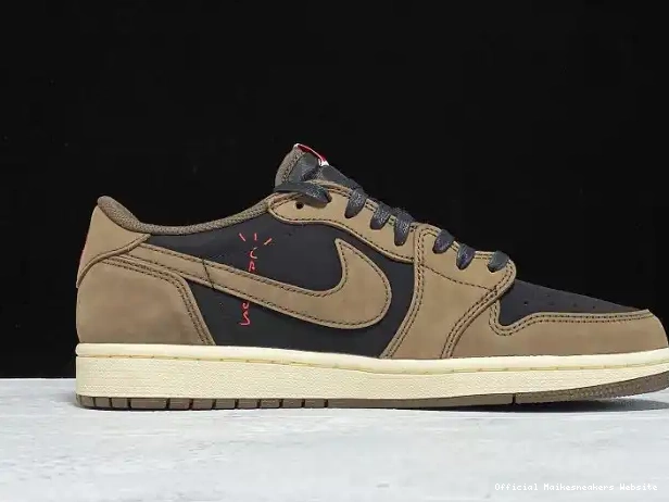 Official Maikesneakers x Dark Mocha Travis CQ4277-001 Low Scott SP Air 1 OG Jordan 0325